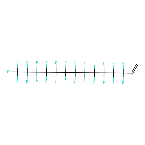 1h,1h,2h-perfluoro-1-tetradecene structure