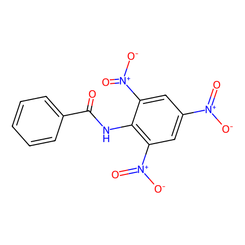 N-(2,4,6-三硝基苯基)苯甲酰胺 structure