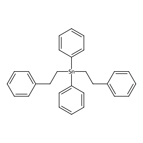 Diphenethyldiphenyltin structure