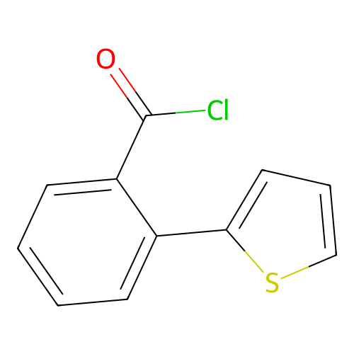 2-Thiophen-2-yl-benzoyl chloride structure