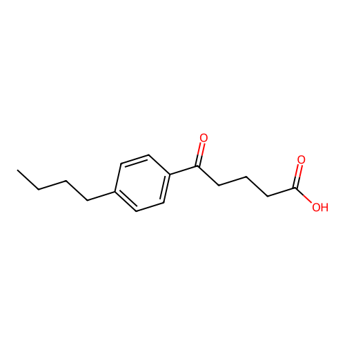 5-(4-Butylphenyl)-5-oxopentanoic acid structure