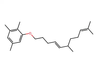 1-(6,10-Dimethylundeca-4,9-dienoxy)-2,3,5-trimethylbenzene structure