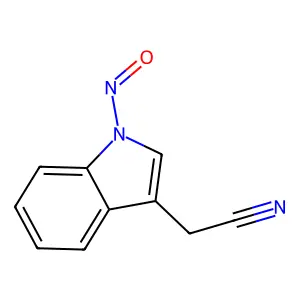 1-Nitrosoindole-3-acetonitrile structure