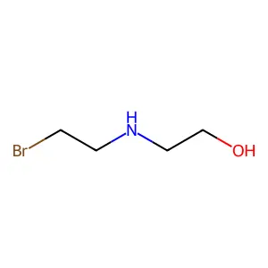 Ethanol, 2-((2-bromoethyl)amino)- structure
