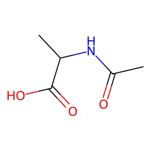 N-Acetyl-L-alanine structure
