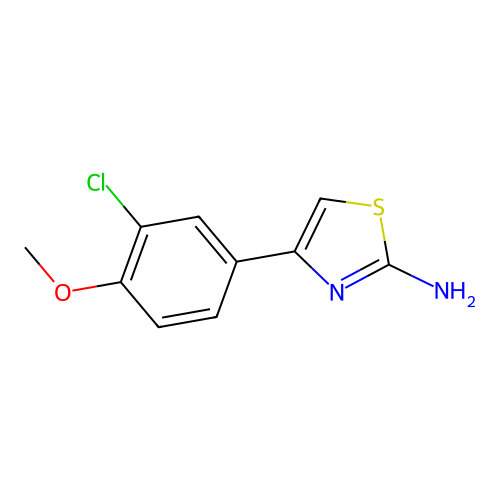 4-(3-Chloro-4-methoxyphenyl)-1,3-thiazol-2-amine structure