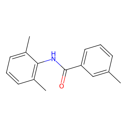 N-(2,6-dimethylphenyl)-3-methylbenzamide structure