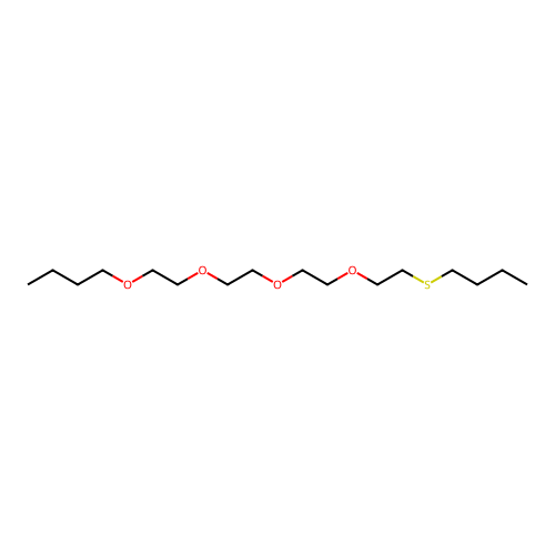 2-[2-(2-Butoxyethoxy)ethoxy]-1-(2-butylthioethoxy)ethane structure