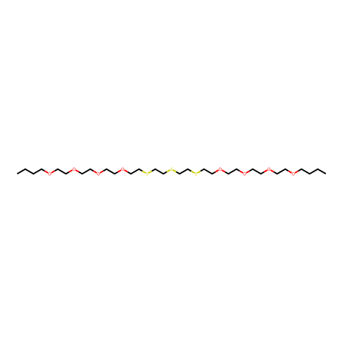 1-[2-[2-[2-[2-[2-[2-[2-[2-[2-(2-butoxyethoxy)ethoxy]ethoxy]ethylsulfanyl]ethylsulfanyl]ethylsulfanyl]ethoxy]ethoxy]ethoxy]ethoxy]butane structure