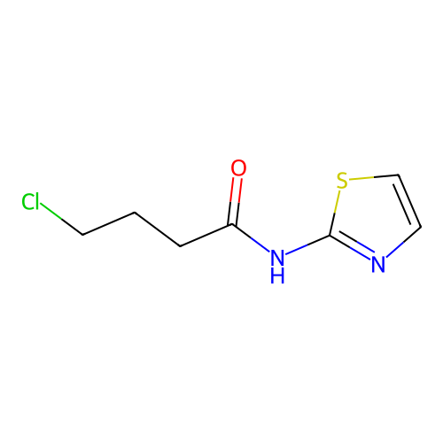 4-Chloro-N-(1,3-thiazol-2-yl)butanamide structure
