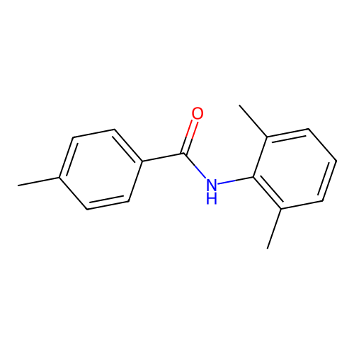 N-(2,6-dimethylphenyl)-4-methylbenzamide structure
