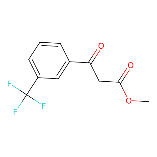 Methyl 3-oxo-3-[3-(trifluoromethyl)phenyl]propanoate structure
