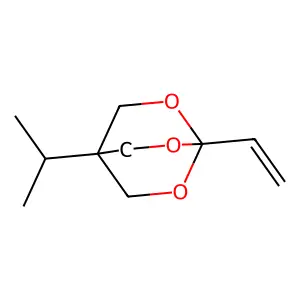 2,6,7-Trioxabicyclo(2.2.2)octane, 1-ethenyl-4-(1-methylethyl)- structure