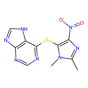 Methazathioprine structure