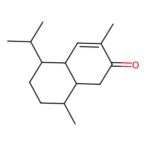 4a,5,6,7,8,8a-Hexahydro-3,8-dimethyl-5-(1-methylethyl)naphthalen-2(1H)-one structure