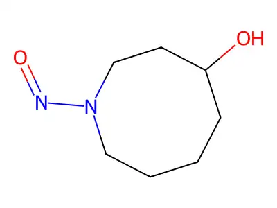 1-Nitrosoazocan-4-ol structure