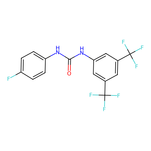 1-[3,5-Bis(trifluoromethyl)phenyl]-3-(4-fluorophenyl)urea structure