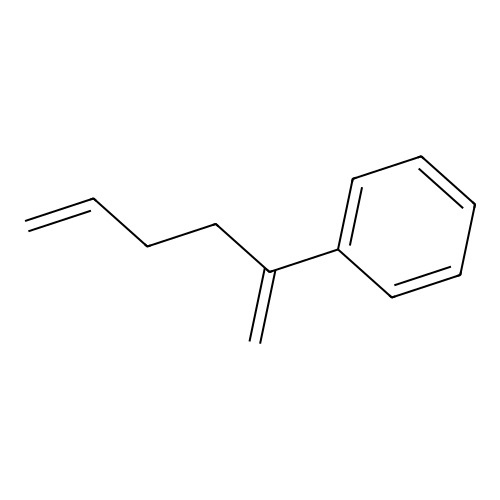 Hexa-1,5-dien-2-ylbenzene structure