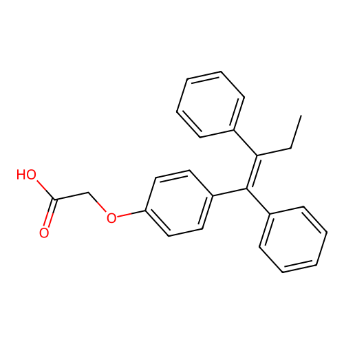 Tamoxifen acid structure