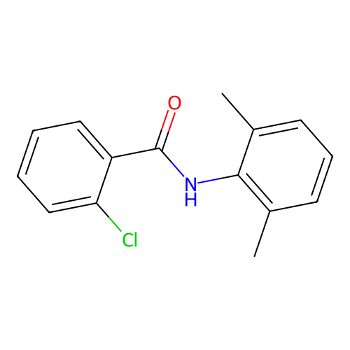 2-Chloro-2',6'-dimethylbenzanilide structure