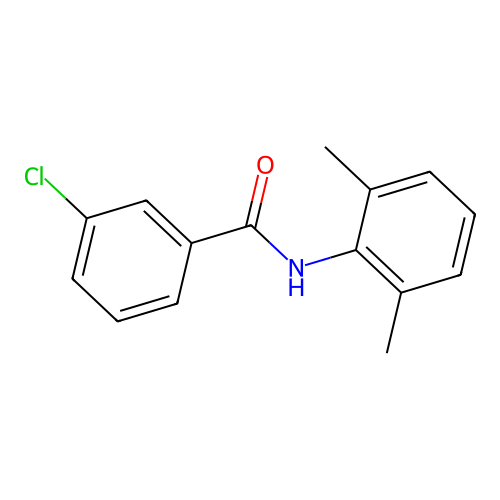 3-氯-N-(2,6-二甲基苯基)苯甲酰胺 structure