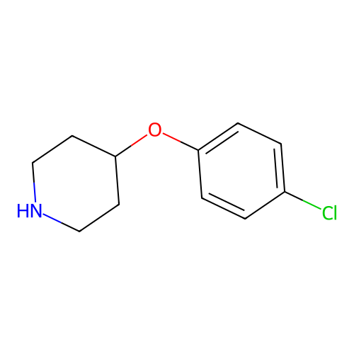4-(4-Chlorophenoxy)piperidine structure