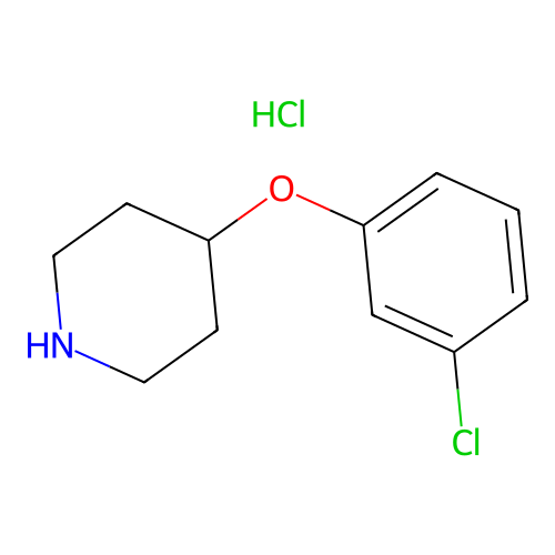 4-(3-Chlorophenoxy)piperidine hydrochloride structure