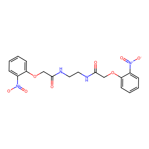 Acetamide, N,N'-1,2-ethanediylbis[2-(2-nitrophenoxy)- structure