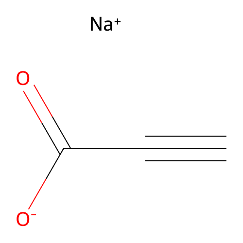 propiolic acid, sodium salt structure