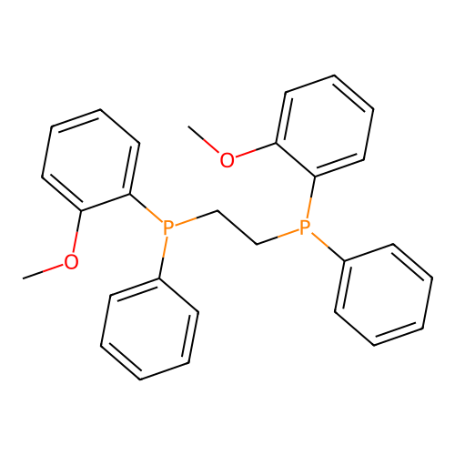 1,2-Bis[(2-methoxyphenyl)phenylphosphino]ethane structure