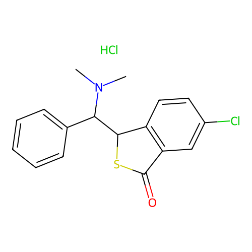 C17H16ClNOS.ClH structure