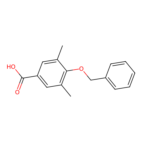 4-Benzyloxy-3,5-dimethylbenzoic acid structure