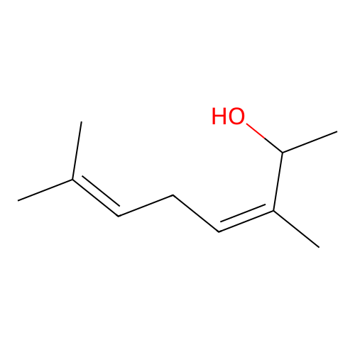 (S-(Z))-3,7-Dimethyl-3,6-octadien-2-ol structure