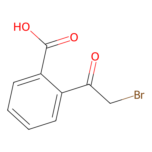 2-(2-Bromoacetyl)benzoic acid structure