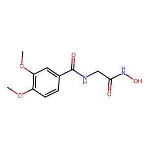 2-(邻藜芦酰胺基)乙酰氧肟酸 structure