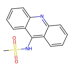 Methanesulfonamide, N-9-acridinyl- structure