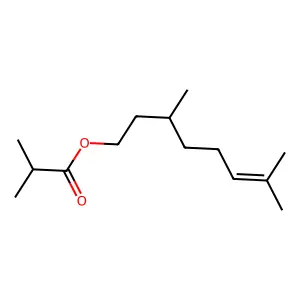 异丁酸香茅酯 structure