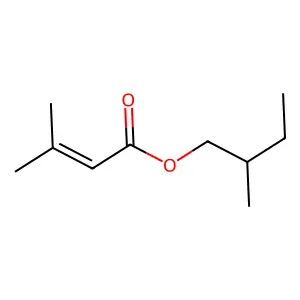 2-Methylbutyl 3-methyl-2-butenoate structure