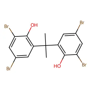 2,2'-Isopropylidenebis[4,6-dibromophenol] structure