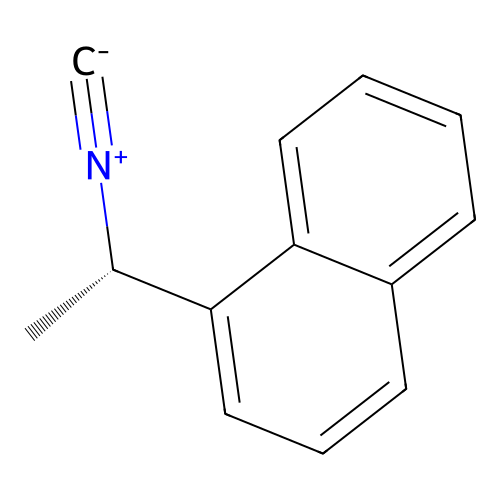 1-[(1S)-1-isocyanoethyl]naphthalene structure