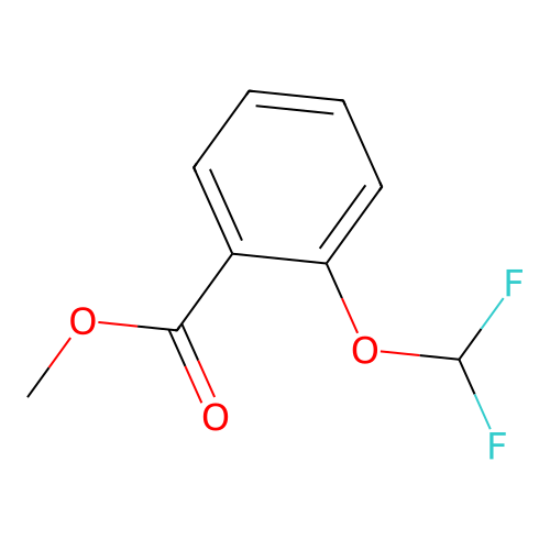 Methyl 2-(difluoromethoxy)benzoate structure