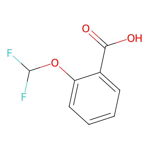 2-(Difluoromethoxy)benzoic acid structure