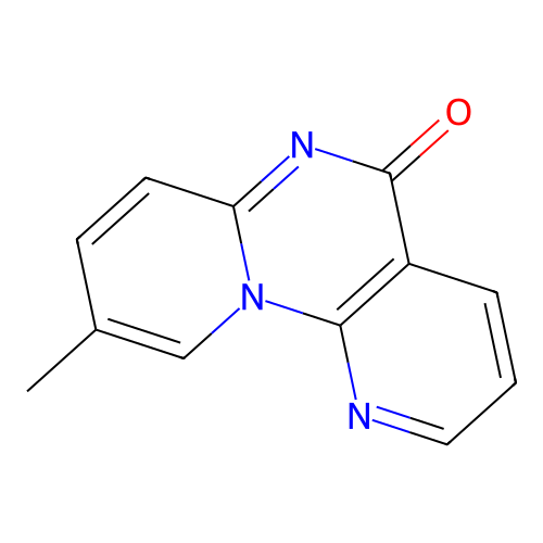 6-Methyl-4,4b,9-triaza-phenanthren-10-one monohydrochloride structure