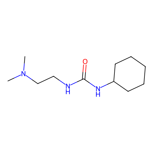1-Cyclohexyl-3-[2-(dimethylamino)ethyl]urea structure
