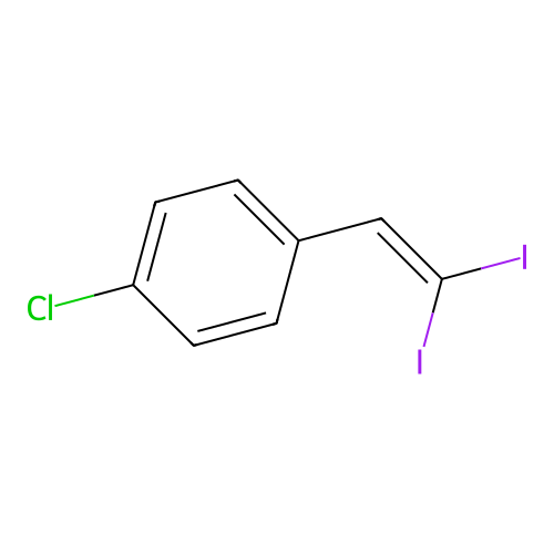 1-Chloro-4-(2,2-diiodoethenyl)benzene structure