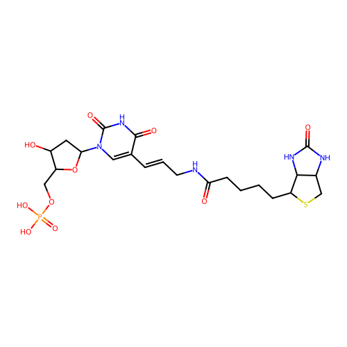 5-(N-Biotinyl-3-aminoallyl)uridine 5'-monophosphate structure