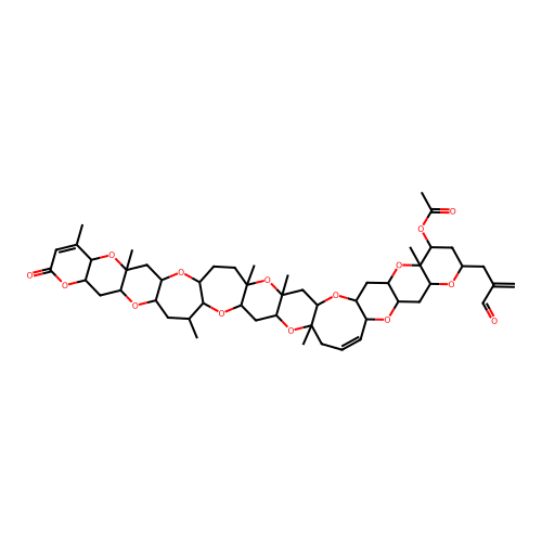 Ptychodiscus brevis toxin 5 structure