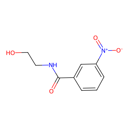 N-(2-羟乙基)-3-硝基苯甲酰胺 structure