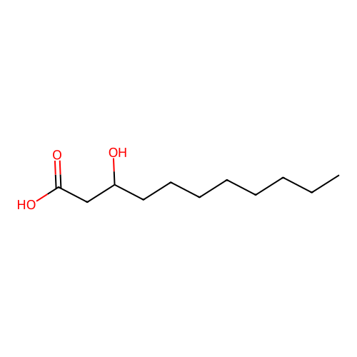 3-Hydroxy-undecanoic acid structure
