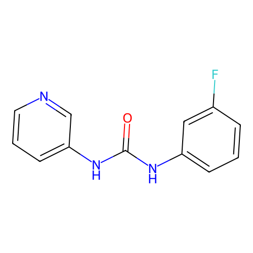 1-(3-Fluorophenyl)-3-(3-pyridyl)urea structure